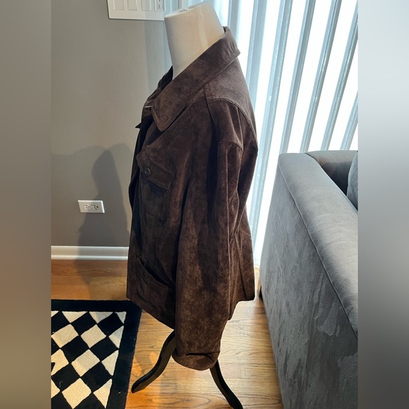 Womens Brown Croft & barrow jacket/blazer. Size xl. - Picture 3 of 10